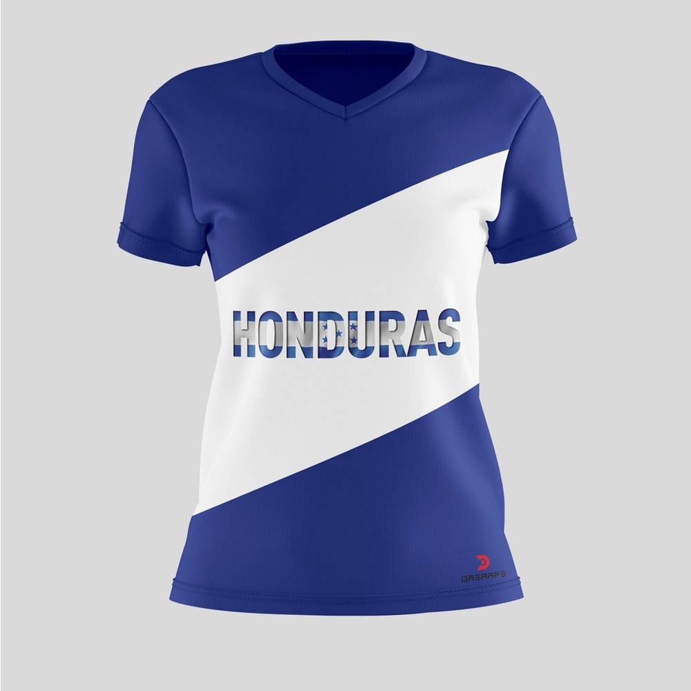 Honduras Ladies T Shirt, 100% Polyester fabric, All day comfortable.